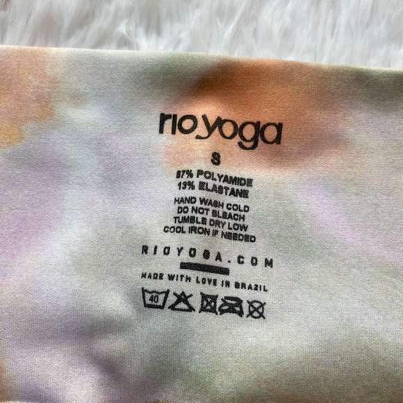 rio Yoga Savasana Tie Dye Leggings Size S - Picture 5 of 13